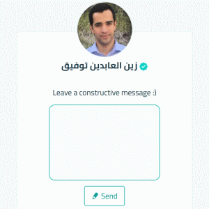 my personal Sarahah page :)